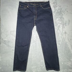 Levi's 505 Jeans Mens 40x32 Regular Fit Straight Leg Blue Denim